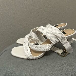 White House Black Market White Heels